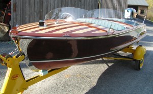 SOLD 1958 15’ Twin-Cockpit Cadillac Seville & Tee Nee Trailer