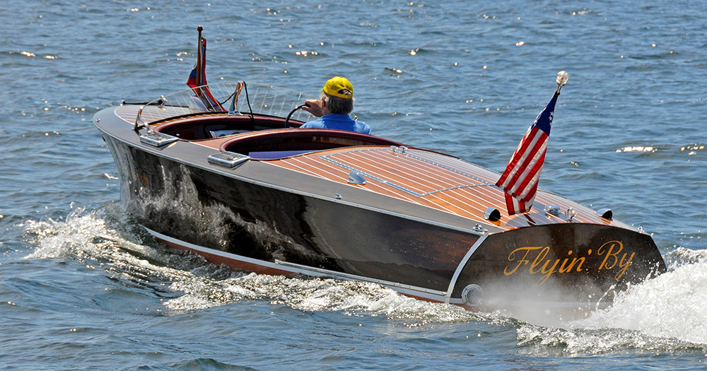 1938 Chris Craft Runabout sea trial