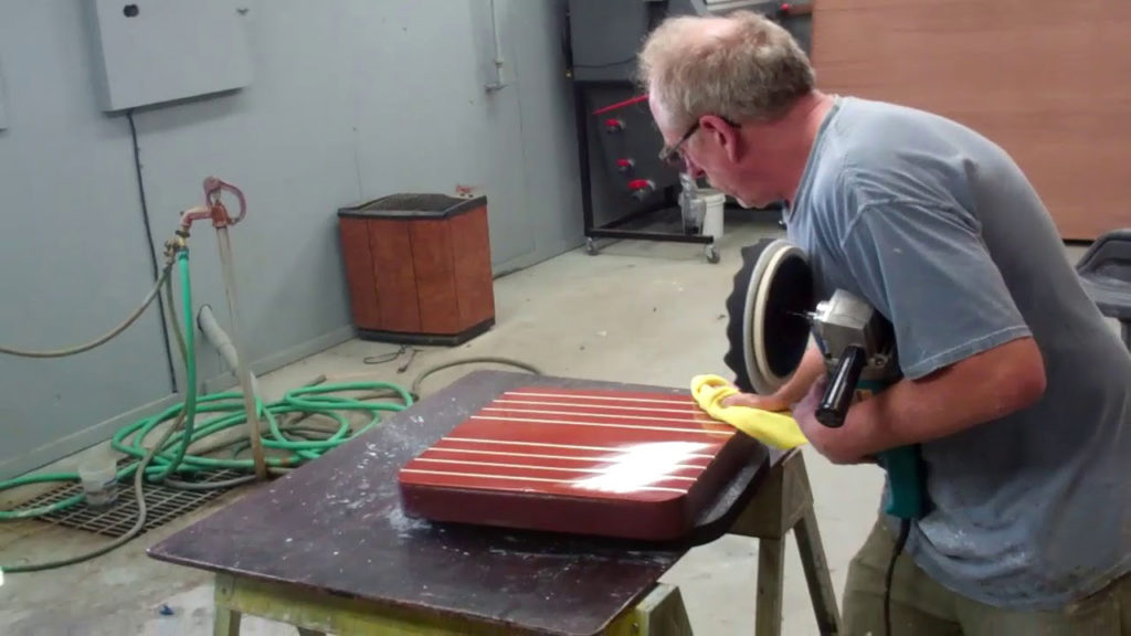 1946 Chris Craft Brightside U22 How to Buff Varnish Snake Mountain